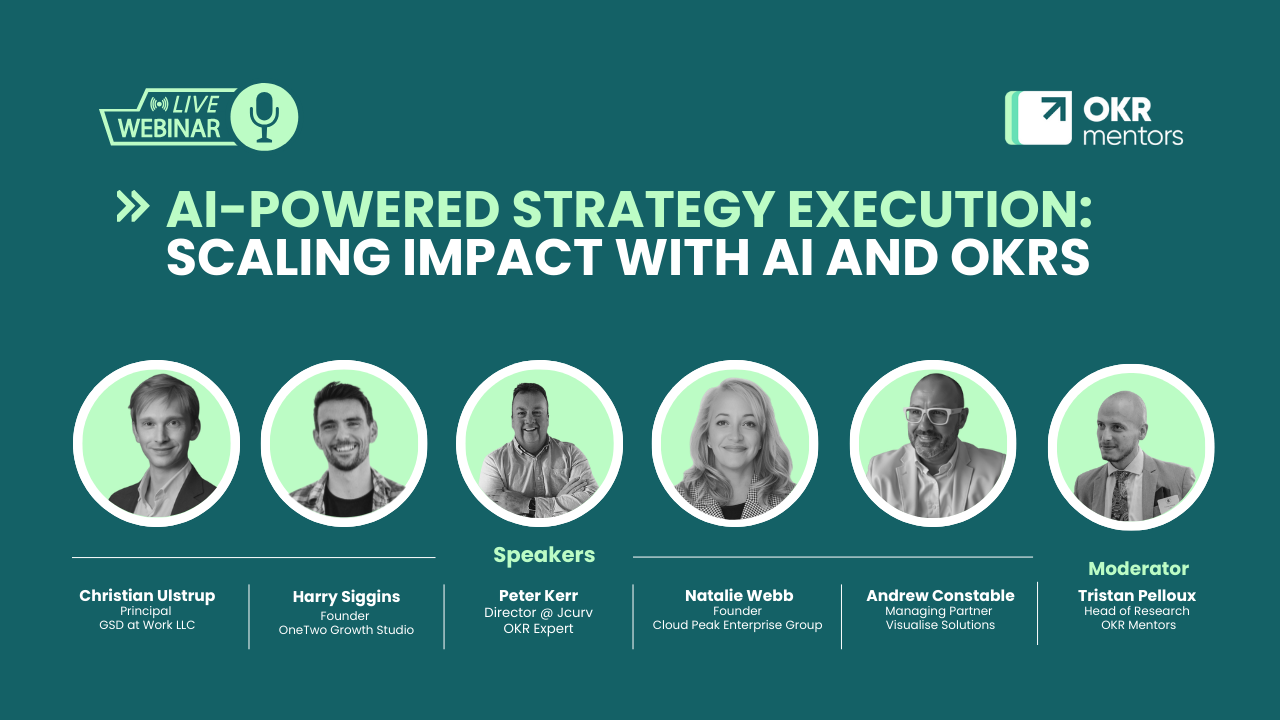 Webinar: AI-Powered Strategy Execution: Scaling Impact with AI and OKRs